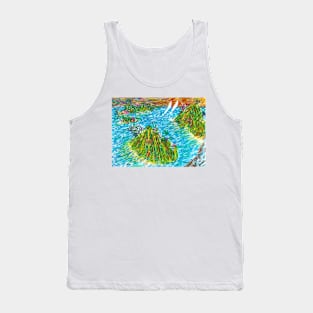 Tropical island Tank Top